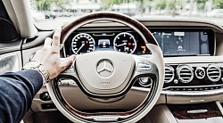 We leave the job and ride in style.